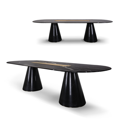 BERTOIA OVAL DINING TABLE