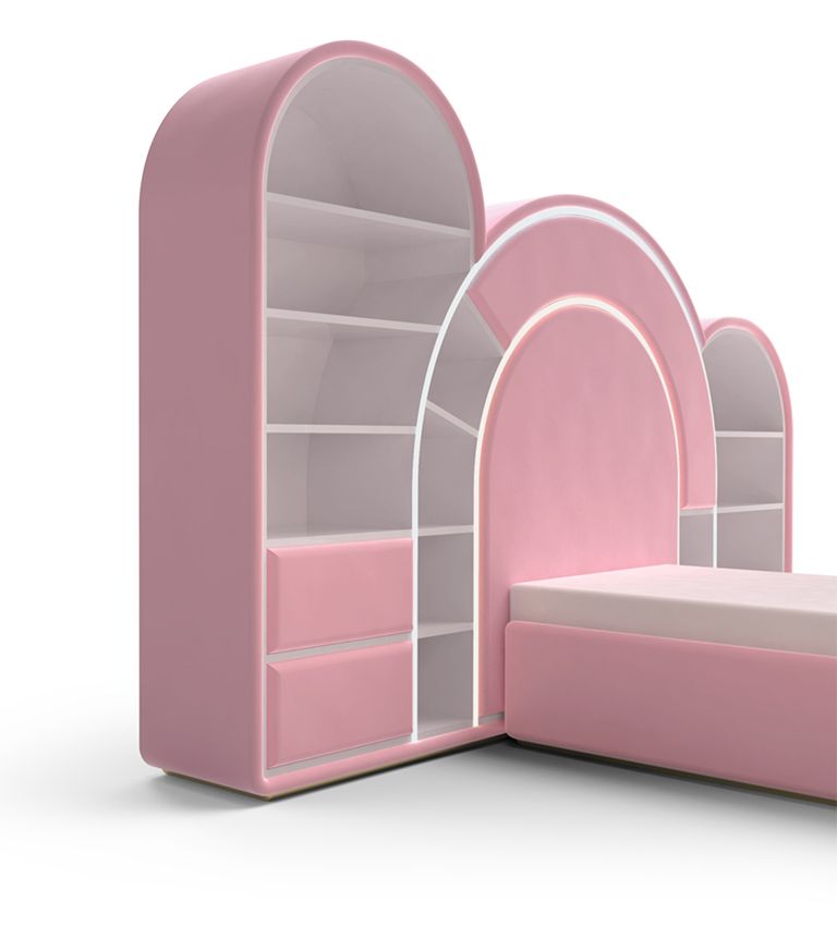 BUBBLE GUM MEDIUM BED