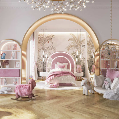 BUBBLE GUM MEDIUM BED