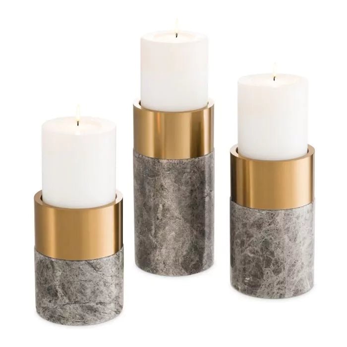 CANDLE HOLDER SIERRA SET OF 3