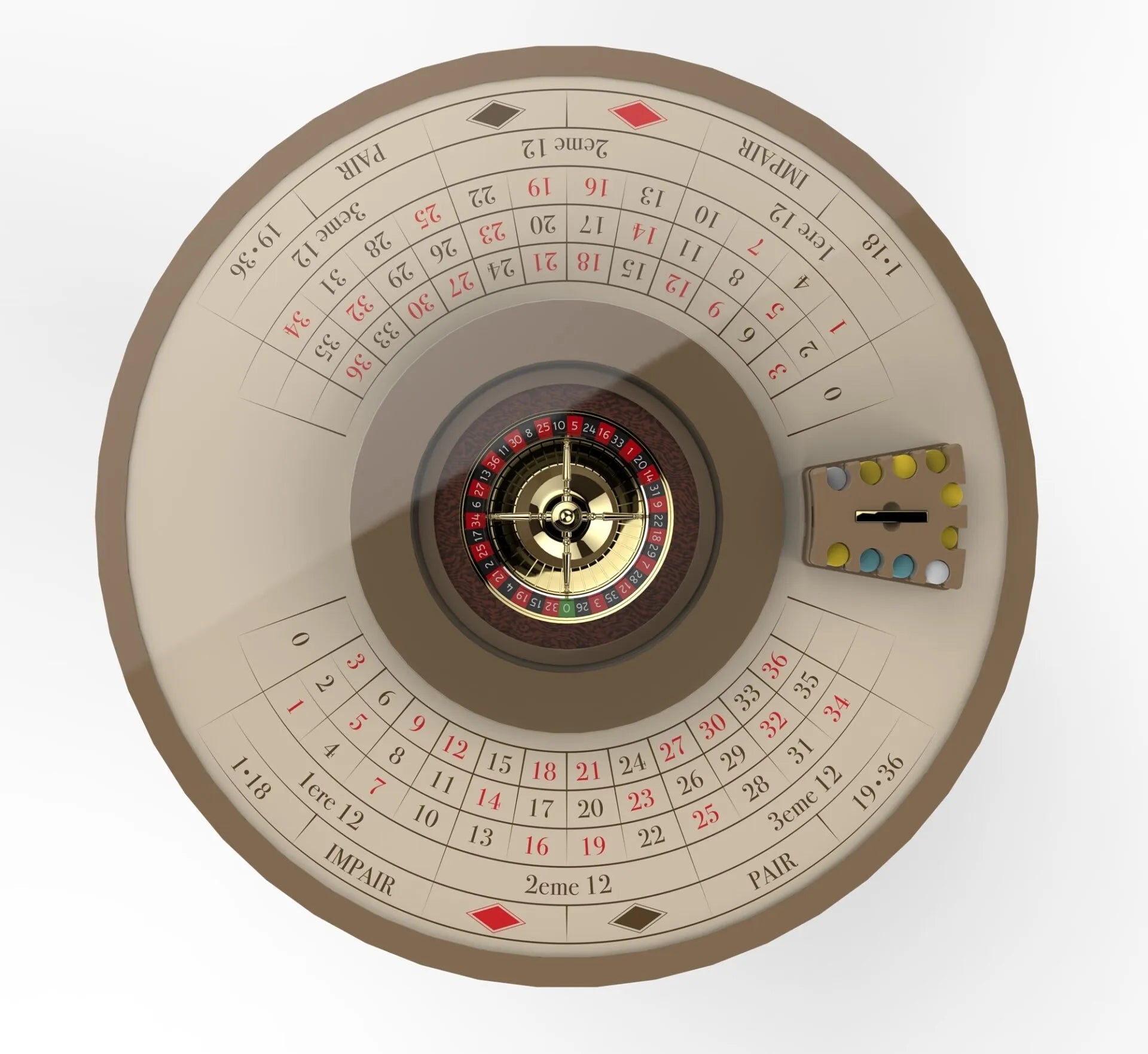 CONVIVIUM ROULETTE & DINING TABLE