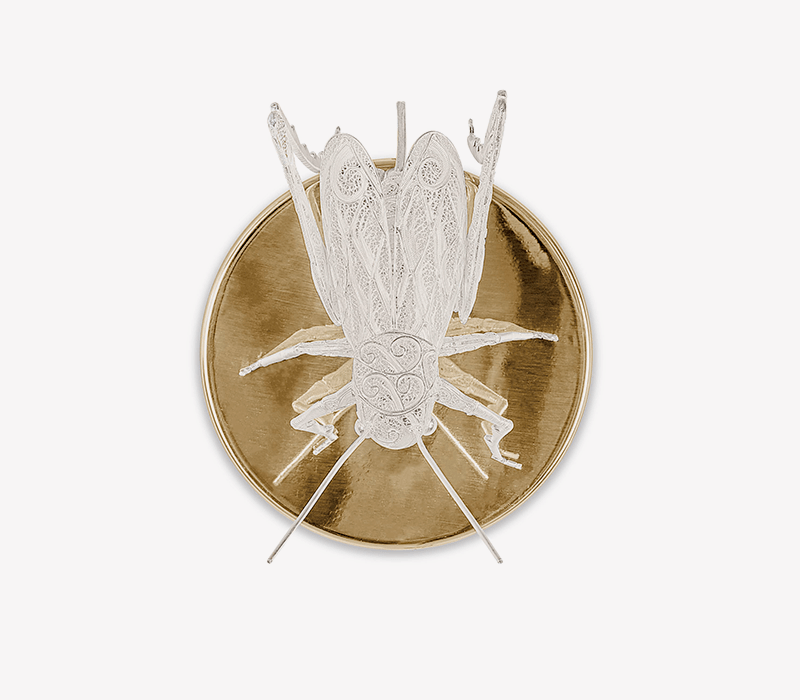 FILIGREE CRICKET WALL LAMP