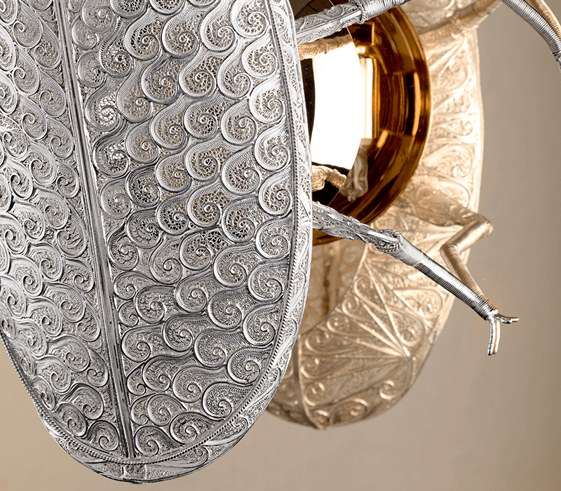 FILIGREE LUCANUS WALL LAMP