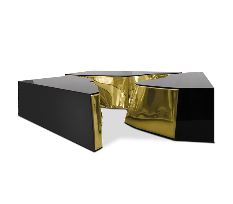 LAPIAZ BLACK GOLD CENTER TABLE