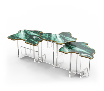 MONET XL SIDE TABLE GREEN
