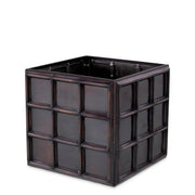 PLANTER GRID ANTIQUE BRONZE FINISH
