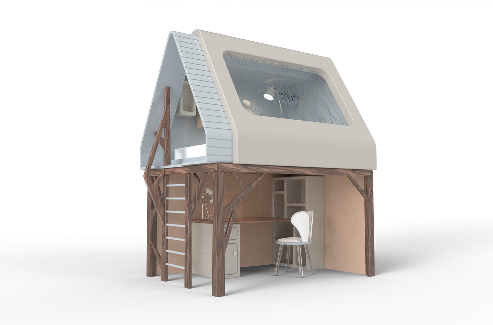 PLAYHOUSE BED + GYM