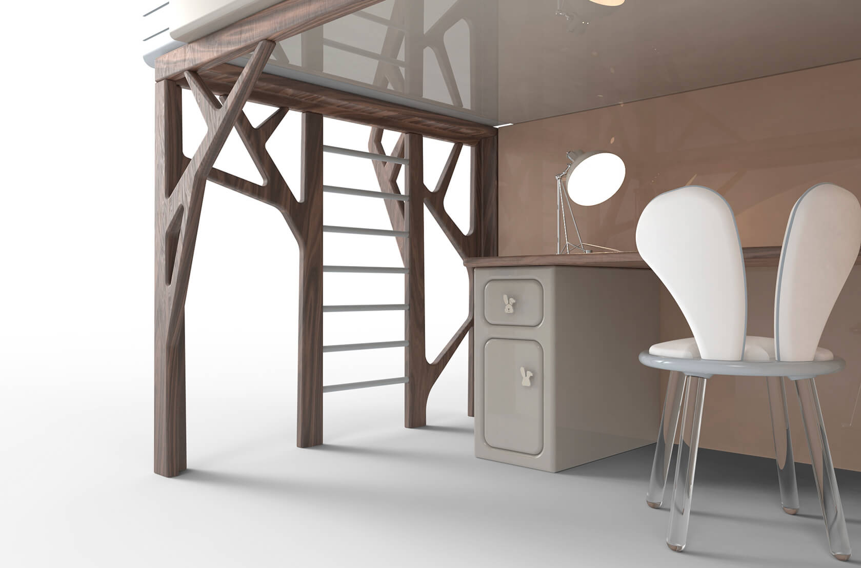 PLAYHOUSE BED + GYM