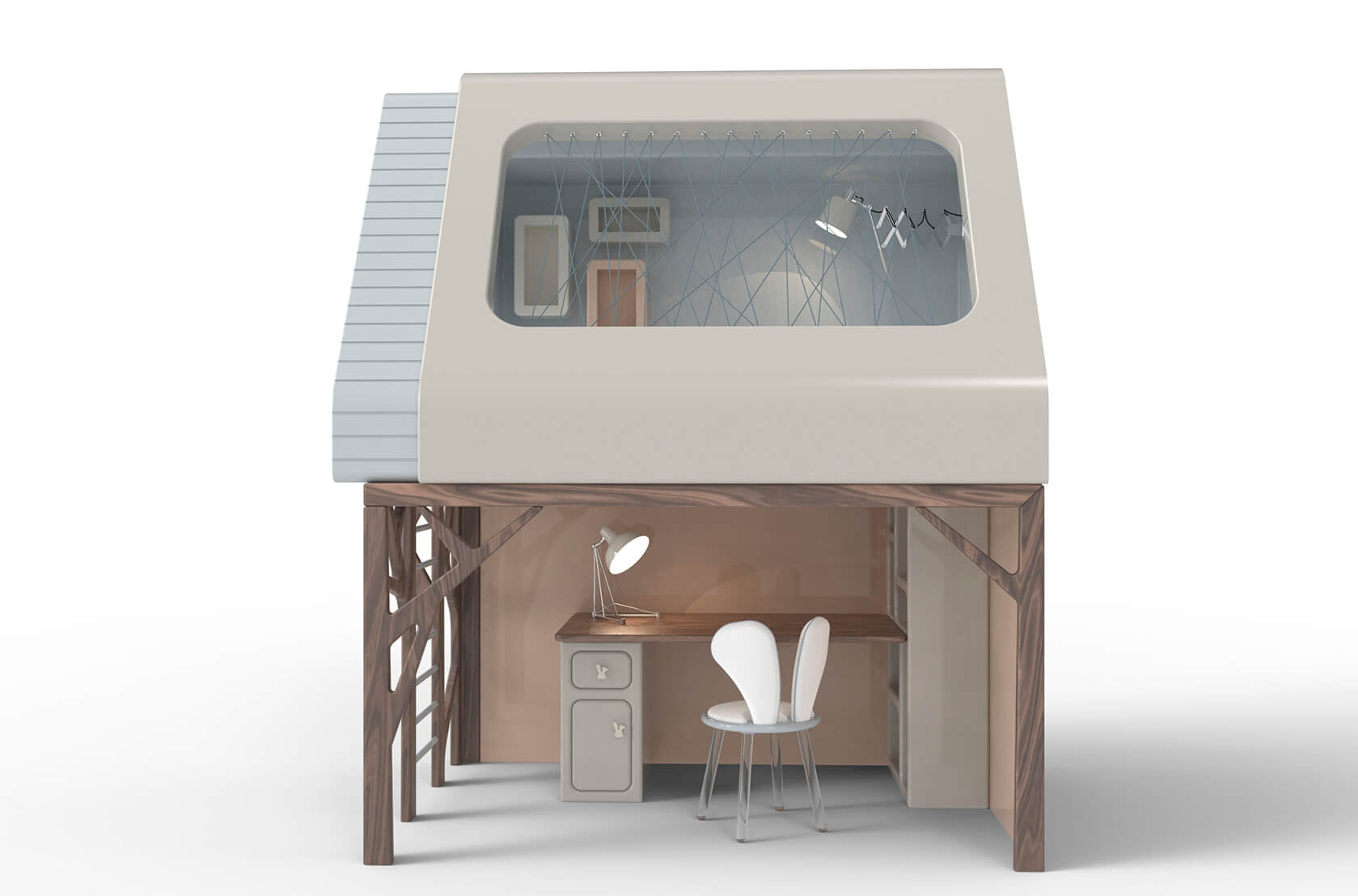 PLAYHOUSE BED + GYM