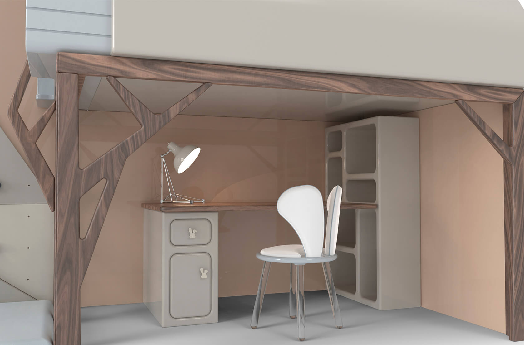PLAYHOUSE BED + GYM