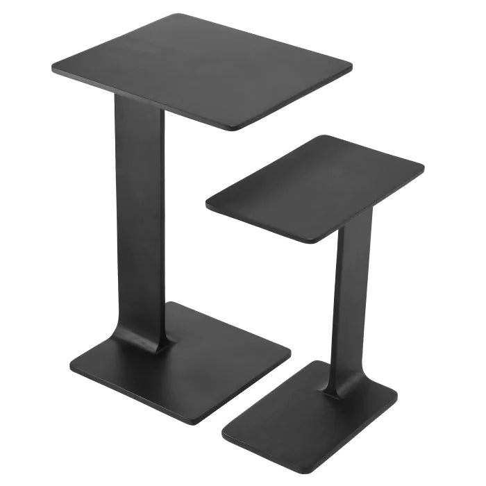 Monolithic Rectangular Smart Side Table SIDE TABLE SMART SET OF 2 – Luxury of Homes