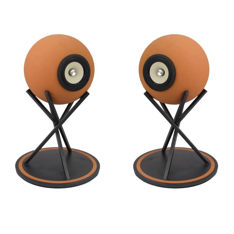 Luxury handmade speaker Euclidia  in clay by Dedalica 