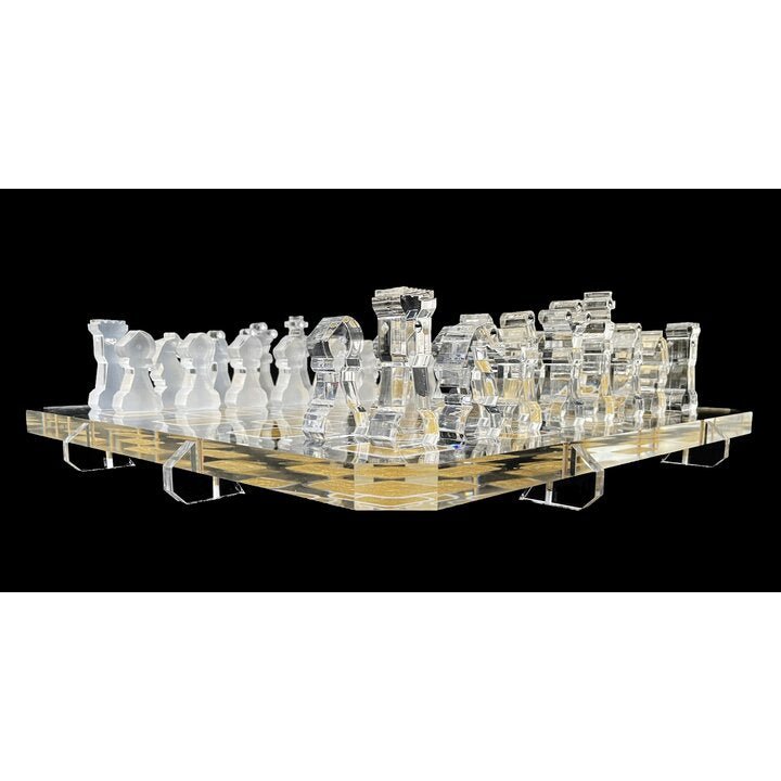 Swarovski Chessboard by Banfi in luxury transparent plexiglass